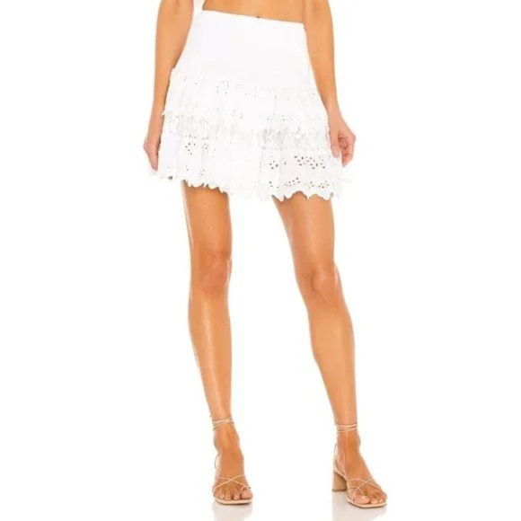 PLACE Nationale Tombali Skirt in White
